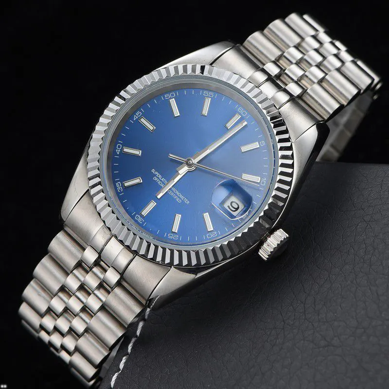高級腕時計女性腕時計メンズ aaa 品質 31/36/41 ミリメートル自動運動ステンレス鋼ゴールド腕時計防水発光モントレリュクス DHgates ギフト