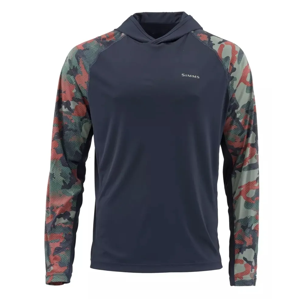 Simmsful Homme Peche Fishing Apparel: Long Sleeve Raglan Shirt With Sun  Protection And Hood For Outdoor Angling From Nian07, $16.87