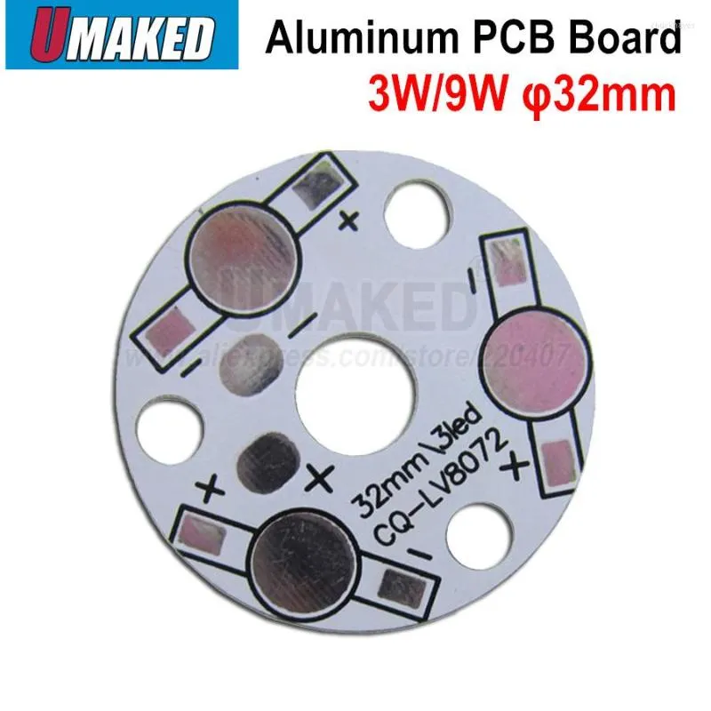 Aluminiowa płyta podstawowa 32 mm LED 3/9W PCB dla światła żarówki w dół. DIY MAME PARM LAMPA HADOWA