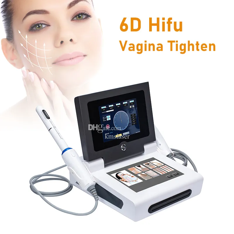 Peau hifu 6D resserrant la machine vaginale hifu machine d'élimination des graisses hifu 2 poignées