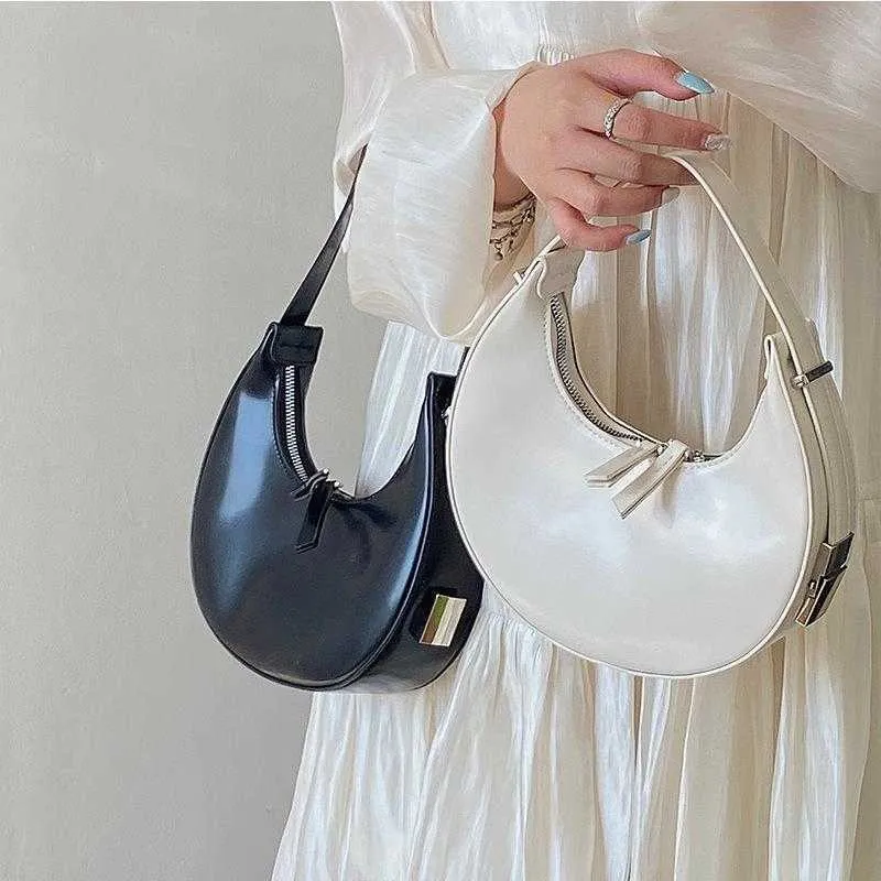 Shoulder Bag 's Bag New Fashion High Sense Saddle Ins Small Women's Hand Simple Shoulder