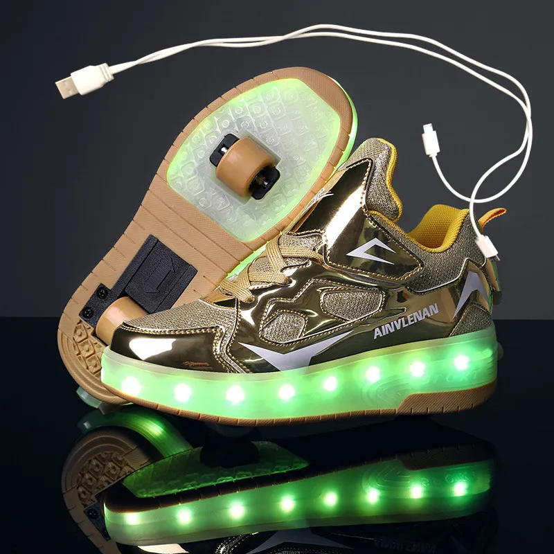 Audeban Women Men USB Charging Light Up Shoes Sports LED Shoes Kids Sneakers  - Walmart.com
