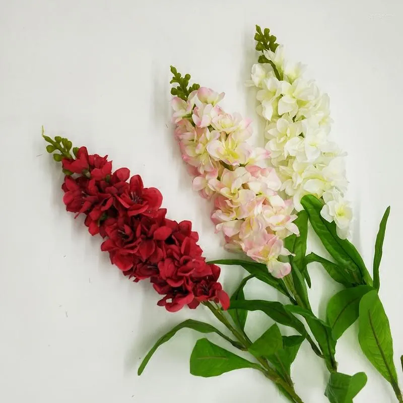 Dekorative Blumen, 1 Stück, 83 cm, künstliche Hyazinthe, violetter Blumenzweig, Fleurs Artificielles, für Zuhause, Hochzeitsdekoration, gefälschter Kranz