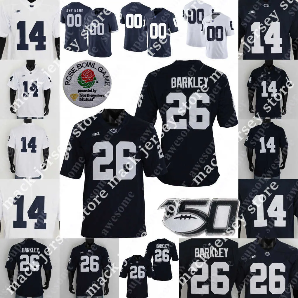 Fußballtrikots Penn State Nittany Fußballtrikot Daequan Hardy Theo Johnson Caziah Holmes Tyler Rudolph Johnny Dixon Charlie Katshir