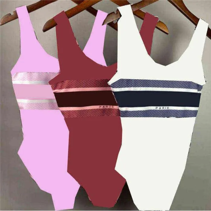 Maillot de bain pour femmes, Bikini classique, Sexy, lettre imprimée, été, plage, natation