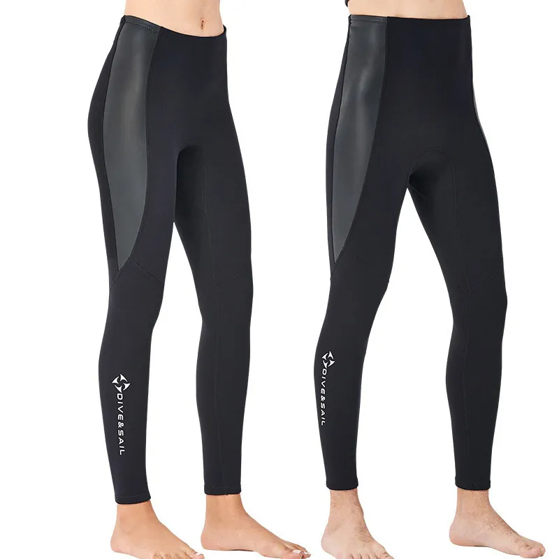 Wetsuits Drysuits Wetsuit Pants نساء الرجال 1.5 مم 2 مم 3 مم النيوبرين الحفاظ على التمارين الرياضية المائية الغوص في الأمواج السباحة الغطس Scuba التجديف 230203