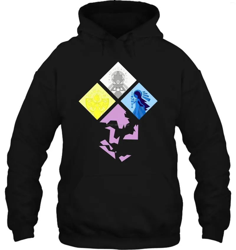 Herrtröjor män hoodie mode steven universum den stora diamantmyndigheten kvinnor streetwear