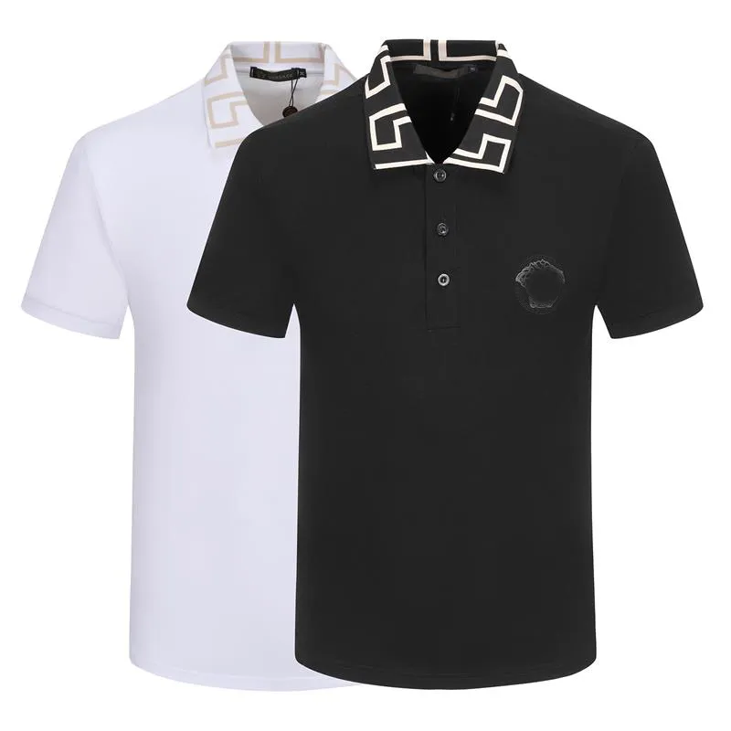 Mens Polo Shirt Designer Man Fashion Horse T Shirts Casual Men Golf Summer Polos Shirt Embroidery High Street Trend Top Tee Asian size M-XXXL #03