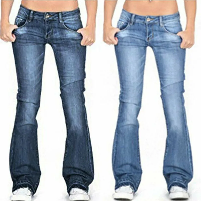 Женские джинсы скинни расклешенные джинсы мод