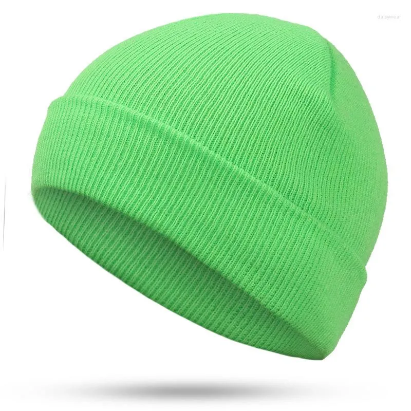 Bérets Unisexe Slouchy Knit Beanie Couple Multiple Couleur Hip Hop Cap Hiver Ski Mélanges Doux Chaud Hommes Femmes Mode Crâne Chapeau Z193