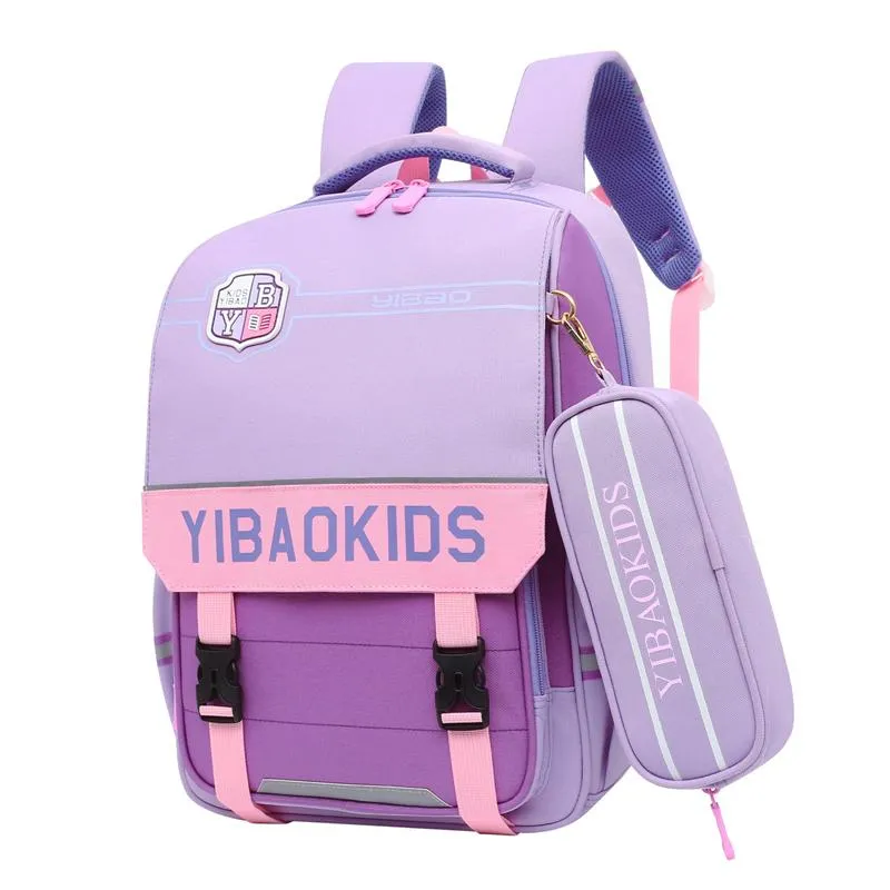 School Bags Grade 3-5 Ergonomic Children Orthopedic Backpacks Candy Color Kids Princess Boys Primary Scoolbag Backpack Mochilas