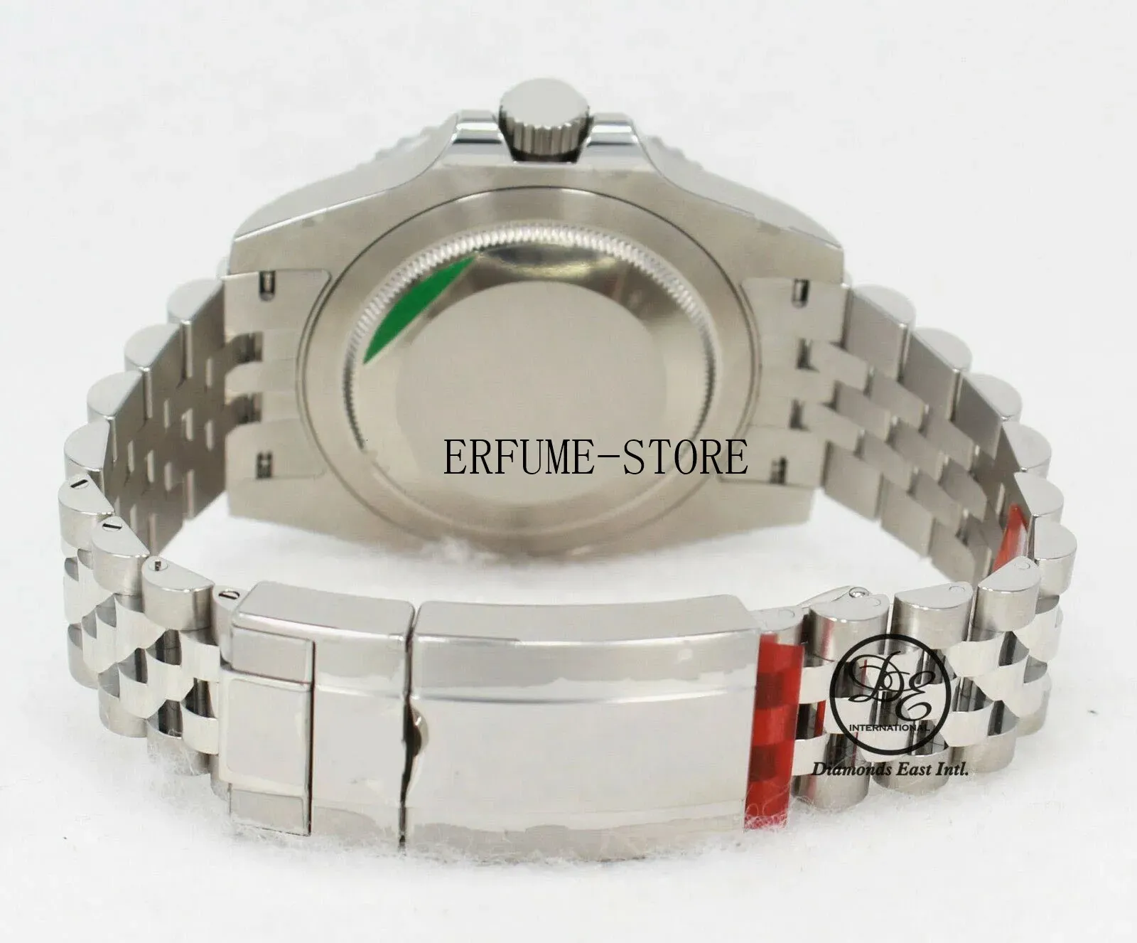 Avec boîte d'origine montre pour hommes montres mouvement de luxe 116719 montres automatiques taille de bague en céramique 40MM double fuseau horaire saphir glas190i