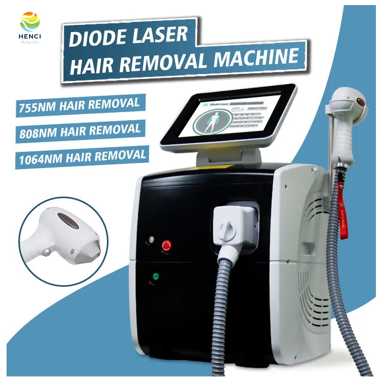 Ice Platinum 808 diode laser laser ontharing machine permanent voor donker haar 1200W dubbele handgreep huid verjonging