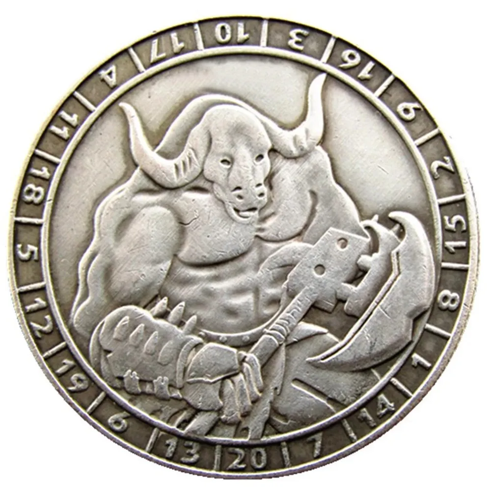 Hobo Coins USA Morgan Dollar Vache Argent Plaqué Copie Pièces En Métal Artisanat Cadeaux Spéciaux #0198