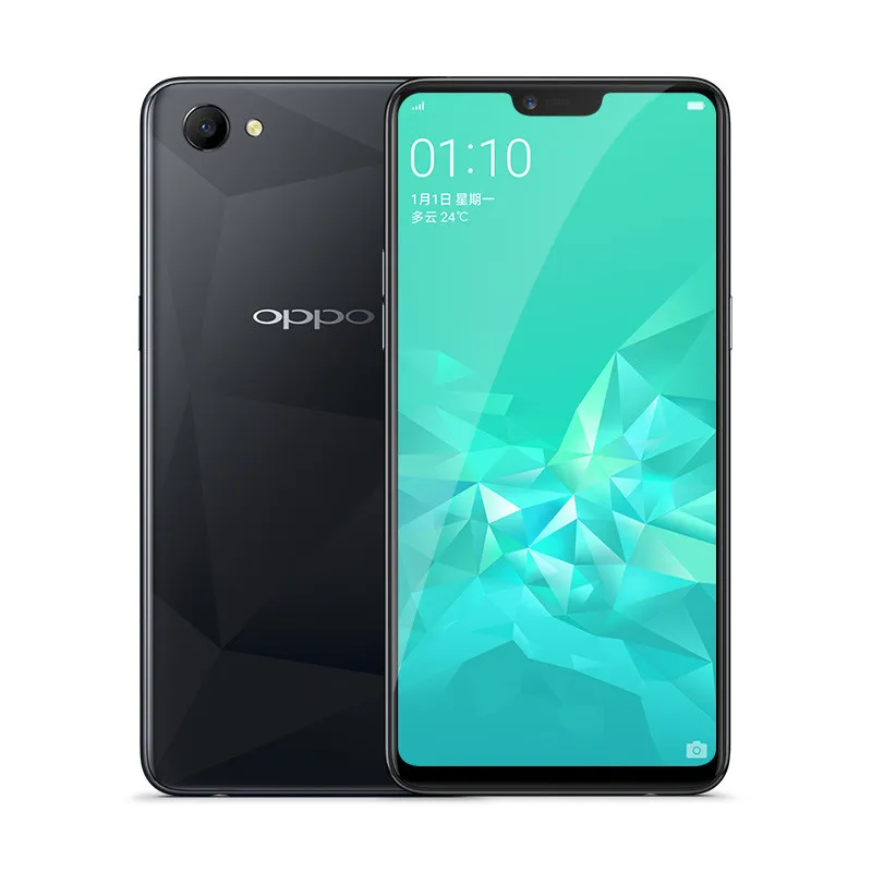 Original OPPO A3 4G LTE Handy 4 GB RAM 64 GB 128 GB ROM Helio P60 Octa Core Android 6,2 Zoll Vollbild 16,0 MP 3400 mAh Fingerabdruck-ID Gesicht Smart Handy