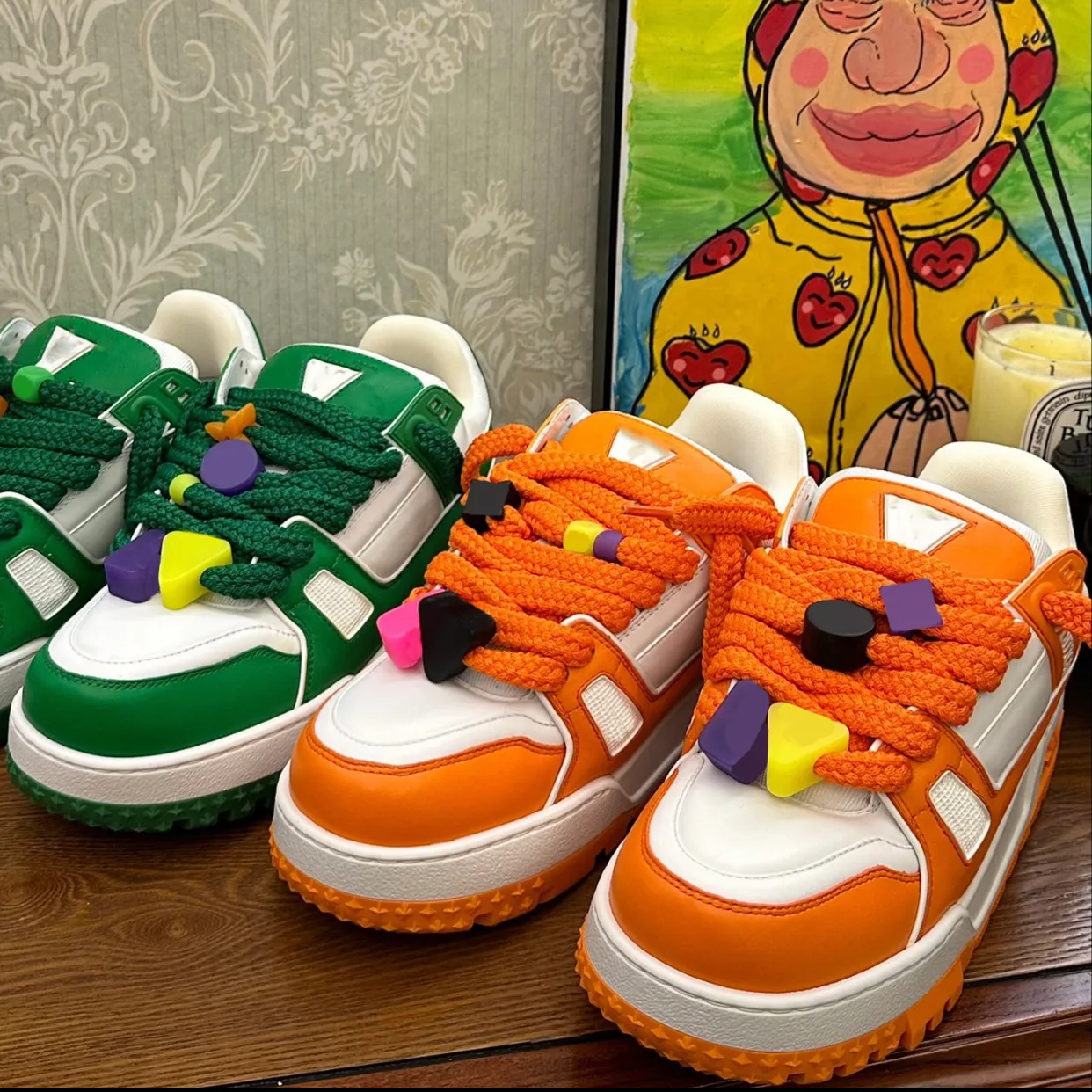 Cute leather cheap sneakers