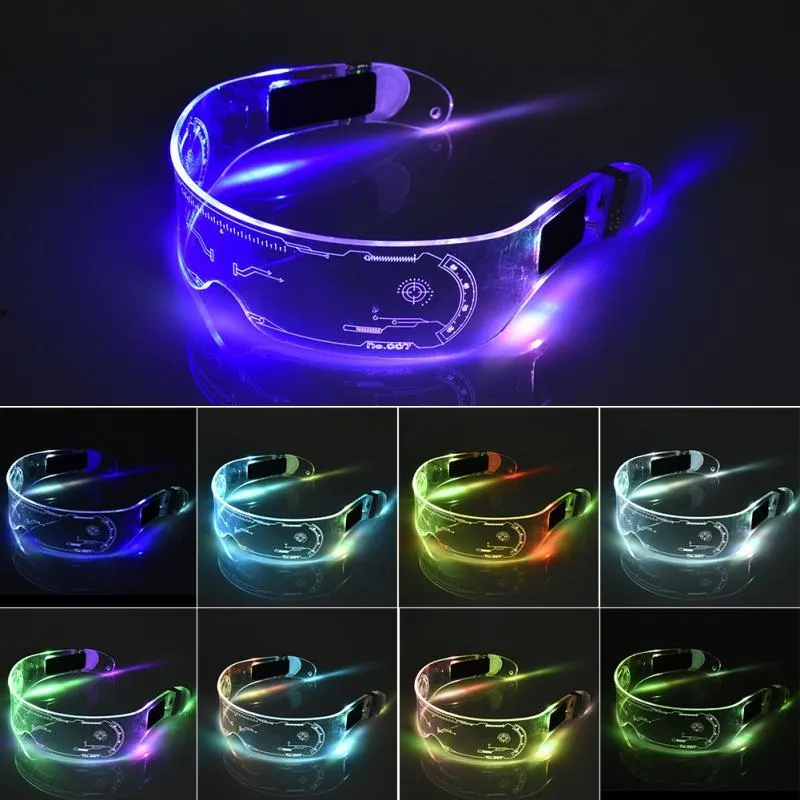 Party Decoratie Lumineuze bril LED BRACKET 7 kleuren bril Fashion Music Bar KTV Valentijnskleurige decor Glow SupplyParty