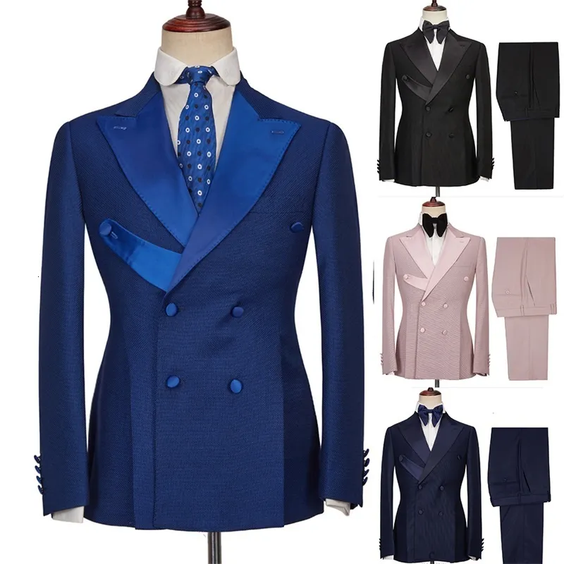 Trajes para hombres Blazers Diseñador de diseñadores Fit Slim Formal Fiesta Boda Tuexdos disfraz Homme Hecho a medida Masculino de alta calidad Pantra de alta calidad Blazer 230206