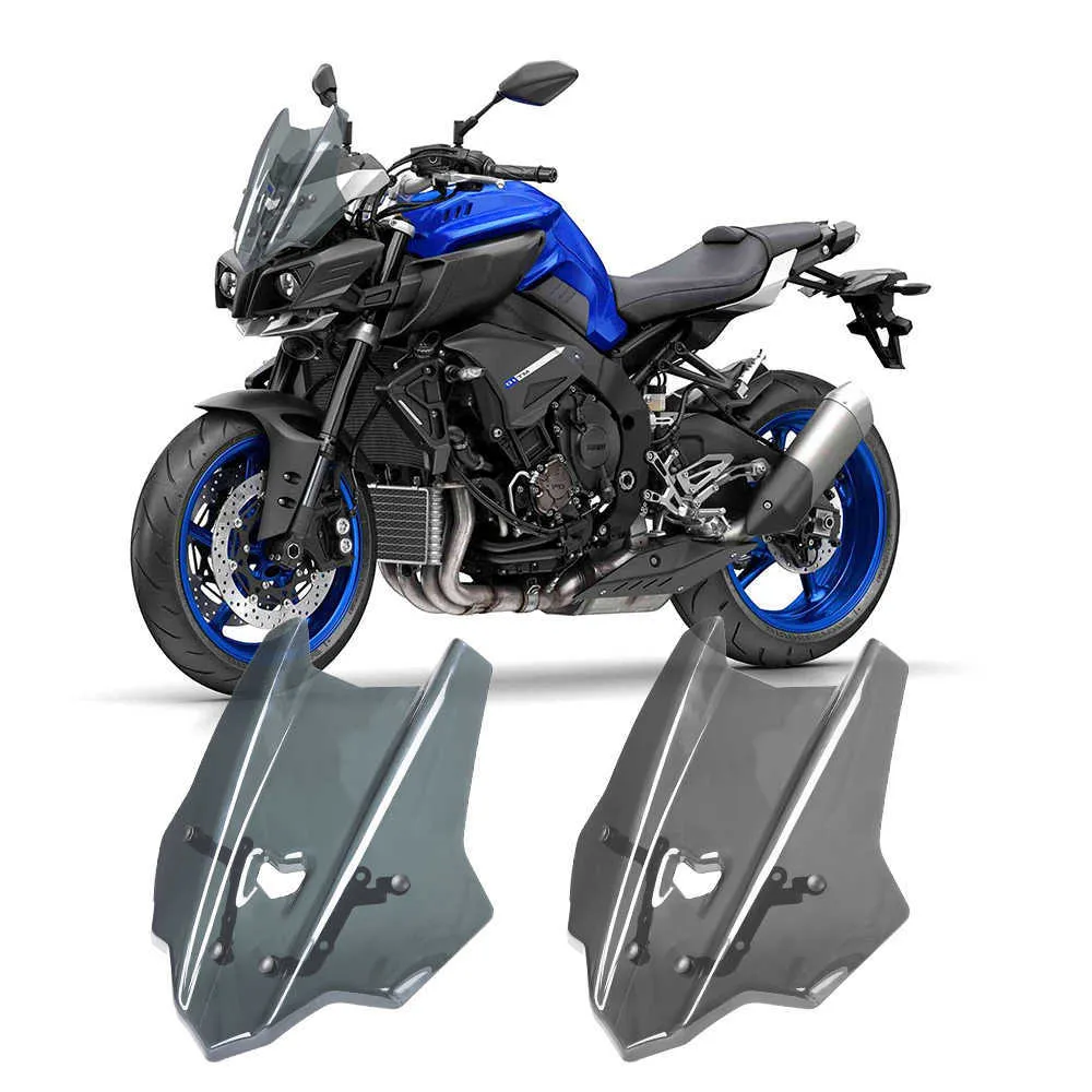 MT10 szyby przedniej szyby motocykla deflektor wiatrowy dla Yamaha MT 10 MT-10 FZ10 FZ-10 2016 2017 2018 2019 2020 2021 akcesoria 0203