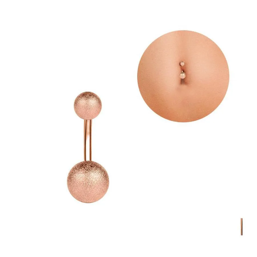 Nombril Cloche Bouton Anneaux À La Mode En Acier Inoxydable Ombligo Piercings Ventre Dangle Boucles D'oreilles Bijoux De Corps 674 T2 Drop Delivery Dhwmk