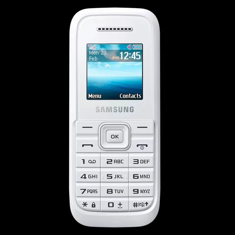 Handy Samsung SM-B105E Bluetooth GSM 2G Dual SIM mit Box für Studenten, alter Mann, Geschenk