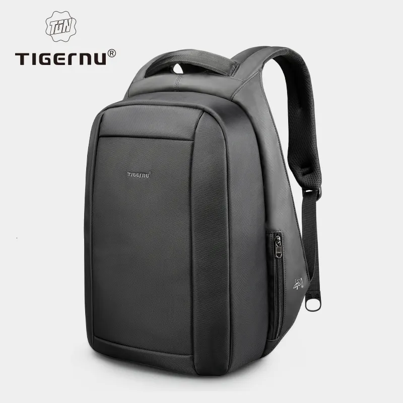 Backpack Warranty Hidden Anti theft Zipper 156 inch Men School Laptop Water Repellent Travel Multi USB Charger Mochila 230204