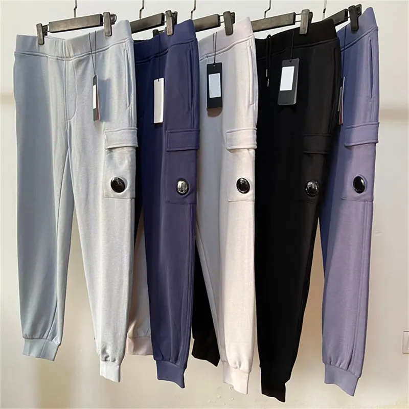 Pantalon de survêtement en polaire diagonale pour hommes, survêtement, Streetwear, sport décontracté, ample, en coton, Cargo, noir et gris
