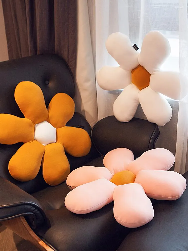 Oreiller Morandi couleur fleurs dos décoratif pour canapé lit siège chaise baie vitrée Girly décor à la maison doux