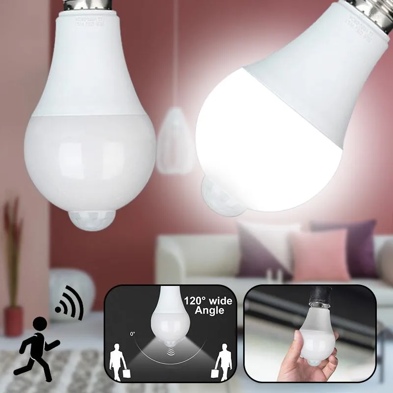 Led-lampen Motion Sensor 9W 12W 15W Lampe PIR Licht Auto EIN/AUS Nacht Für Hause parkplatz Beleuchtung AC85-265V