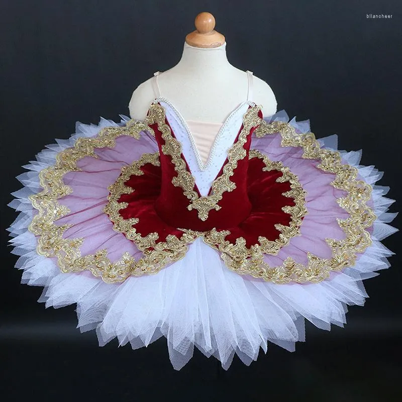 Vêtements de scène rouge/bleu Ballet professionnel Tutus adulte Le Corsaire Performance Tutu Costume Raymonda plateau crêpe jupe violet