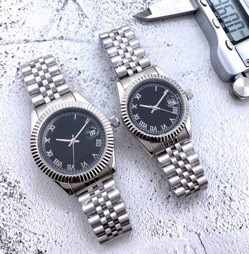 Relógio mecânico automático feminino data casal DATEJUST 36/41MM todos os relógios de aço inoxidável Bateria feminina safira relógio de pulso à prova d'água montre de luxe