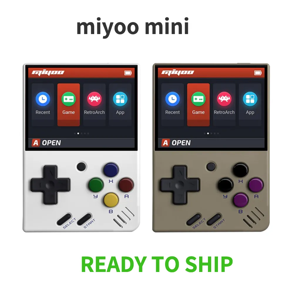 Draagbare Game Spelers Miyoo Mini 2.8 inch IPS Scherm Retro Video Gaming Console Open Source Draagbare Handheld Game Spelers voor FC GBA PS Kids Gift 230206