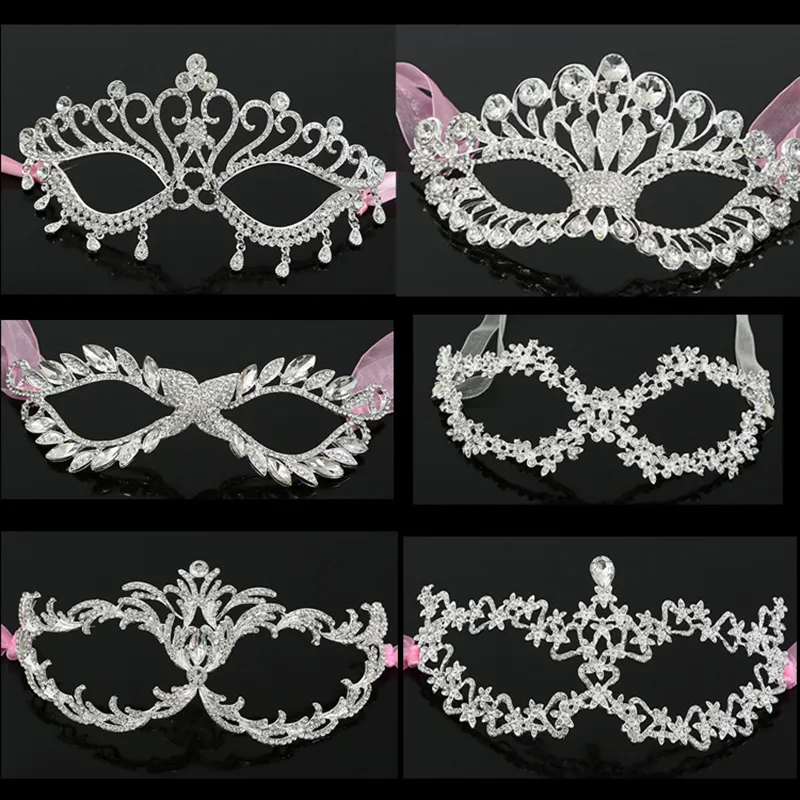 Party Masks Women Girl Stopie weneckie masy ślubny kostium ślubny na piłkę PROM Cosplay Mardi Gras 230206