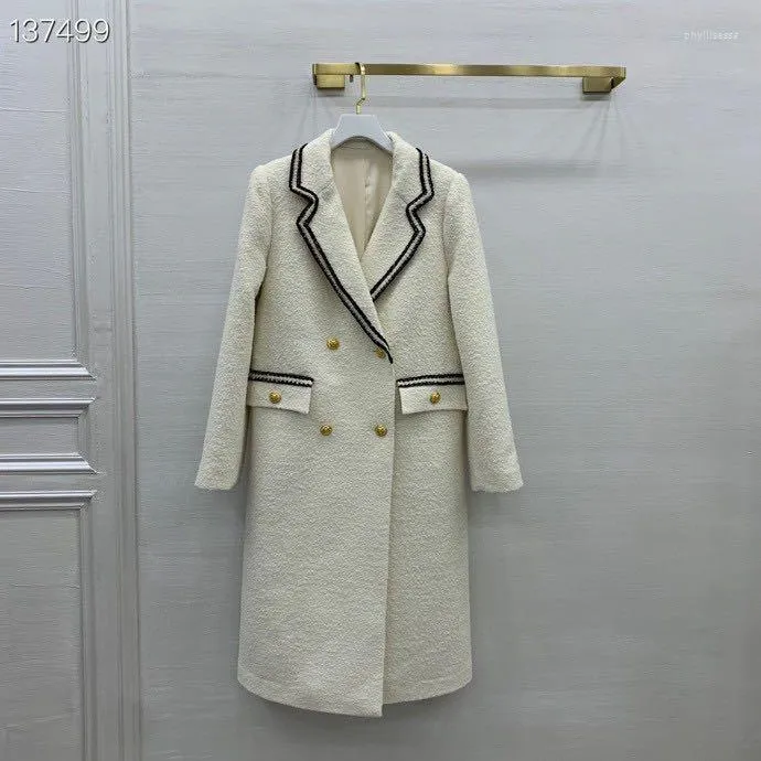 Women's Trench Coats RK1676 Fashion Women & Jackets 2023 Runway Luxury European Design Party Style Clothing Phyl22