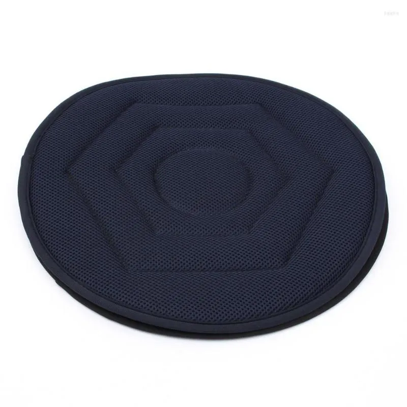 Car Seat Covers Original Cotton Non-slip Cushion 360 Rotating Geometric Pattern Revolving Memory Swivel Foam Mobility Aid Cover