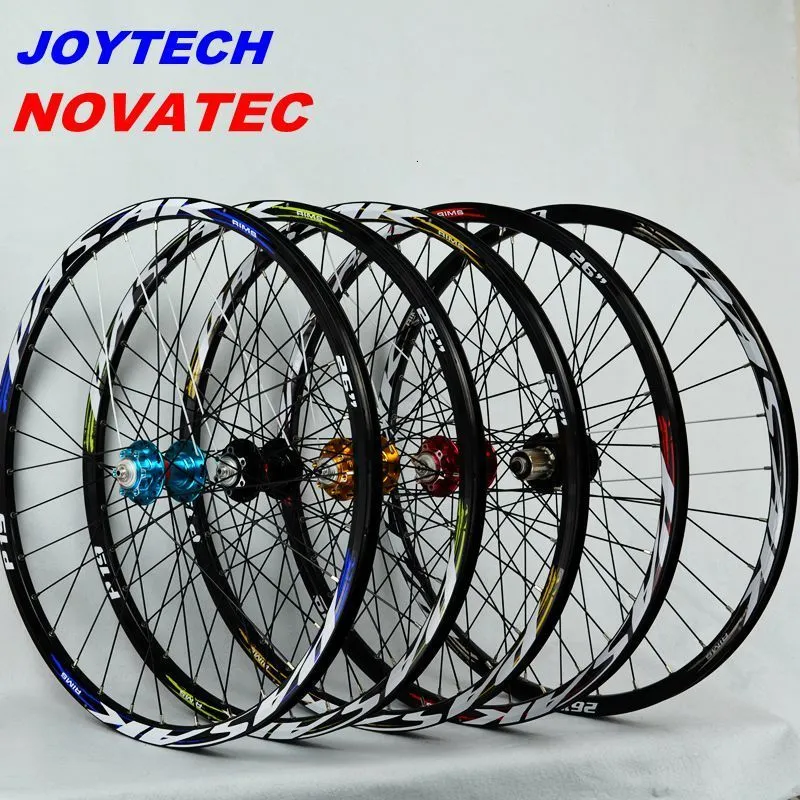 Bike Wheels Mountain Bicycle Wheels novatec041042 Joytech Front 2 Achter 4 lager Japan Hub Super gladde wielwielwielwielrim26 27 5 29in 230206