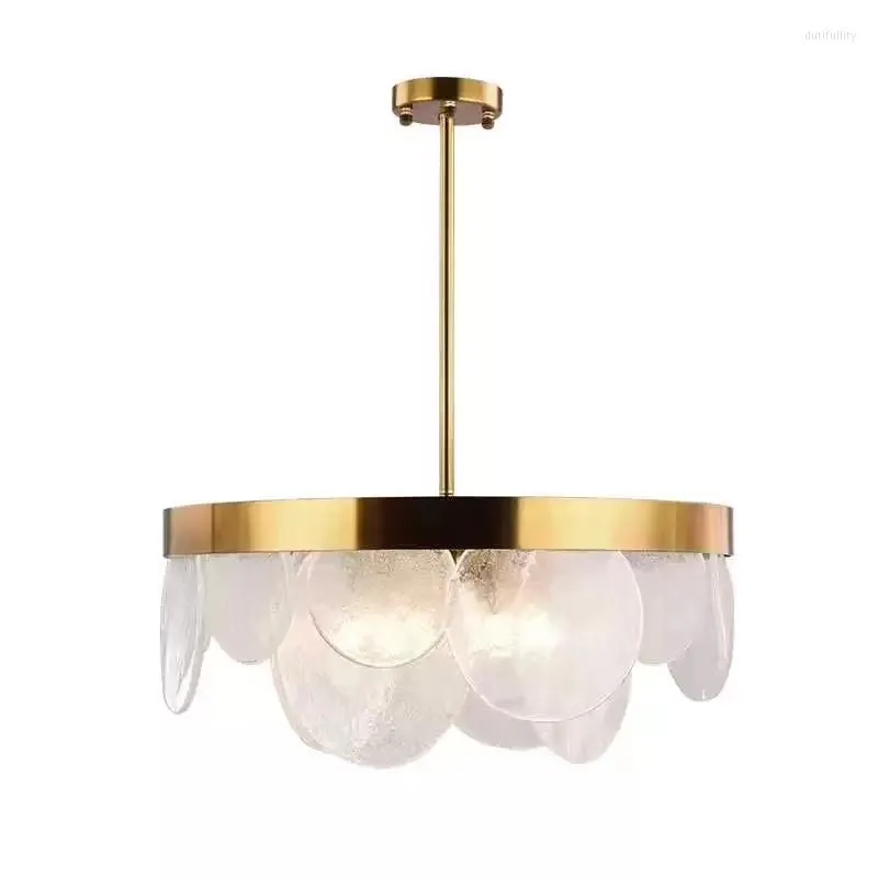 Lámparas colgantes Luces modernas Metal Vidrio Oro Lámpara colgante Arte nórdico Hogar creativo Salón Comedor Cocina Accesorio de luz