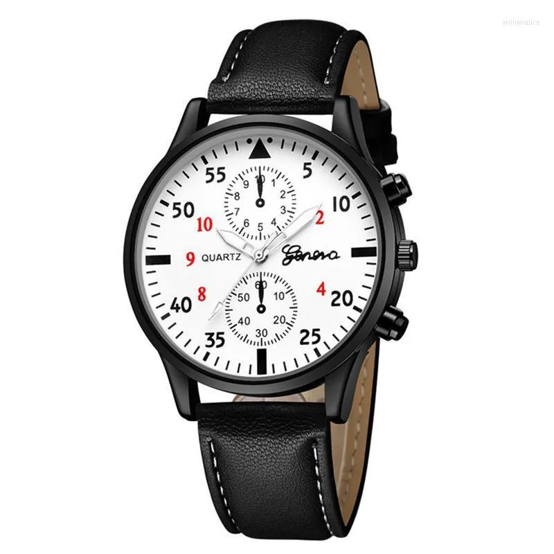 Orologi da polso Reloj Hombre 2023 Moda retrò Orologi da uomo di marca Orologio al quarzo Orologio in pelle Sport militare Relogio Masculino XfcsOrologi da polso