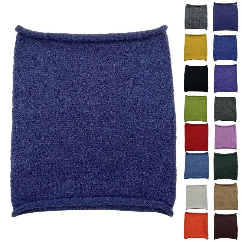Lenços de pescoço de pescoço lenço de inverno tampa de lã grossa para homens mais quentes de lã polainas