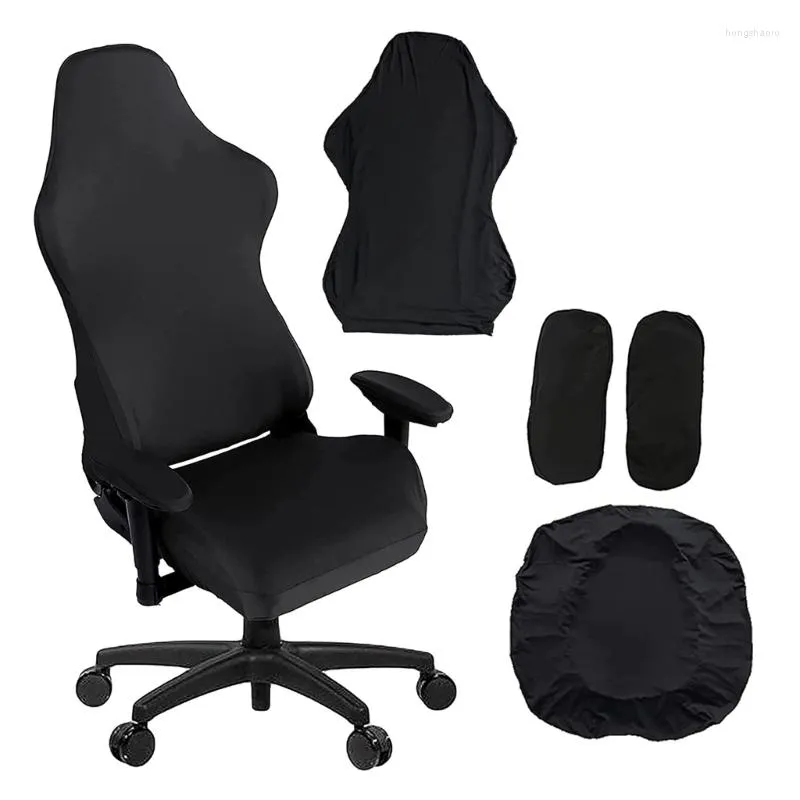 Fundas para sillas, fundas ergonómicas para juegos de ordenador de oficina, fundas elásticas de LICRA para reclinables, Protector de asiento para juegos de carreras