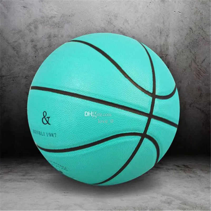Роскошные дизайнерские спортивные ремесла Blue Basketball для мужчин 7 шаров