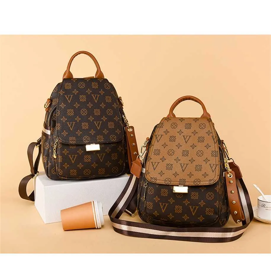 2023 Borse Outlet Saldi online Weiwei Kangaroo Backpack Donna Nuovo Personalizzato Versatile Moda Grande capacità Zaino Borsa da viaggio per il tempo libero