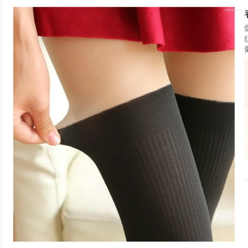Calzini da donna Giappone Studente Stile adorabile Strisce verticali Cuciture da donna Abbigliamento da donna Calze Collant Acrilico Spendex 5 Pz / lotto