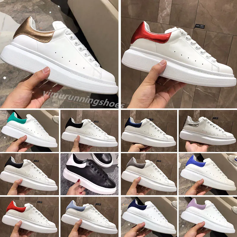 Designer Woman Shoe Cuir Lace Up Plateforme surdimensionn￩ Sneake blanc noir homme femme luxe Velvet en daim chaussures d￩contract￩es de 35-45 Y6