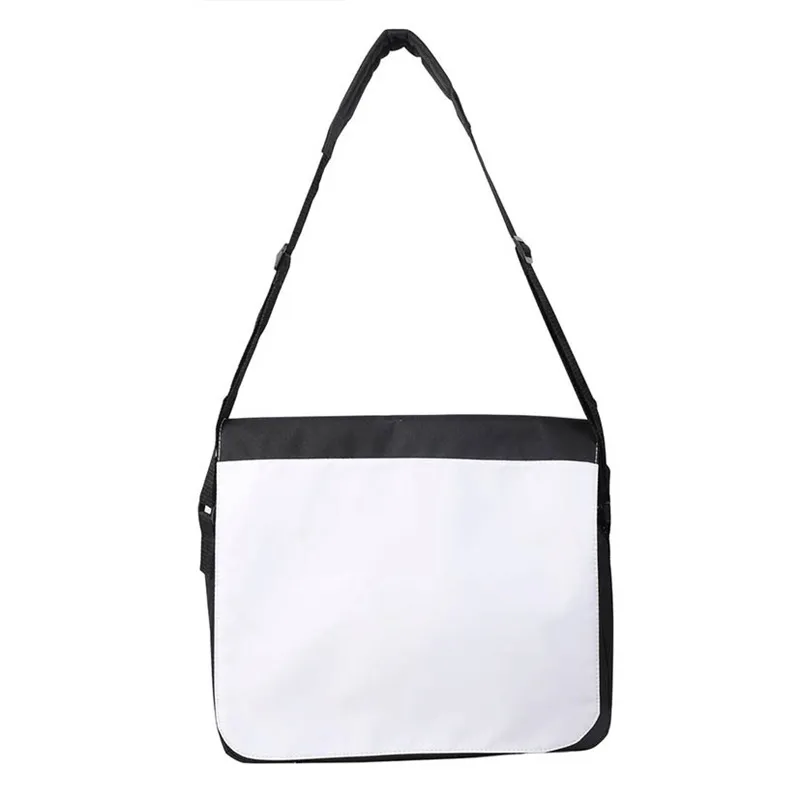 Sublimation Blank Shoulder Bag Polyester Canvas Crossbody with Bulk for Custom Personalized Gifts Multi-function t1030