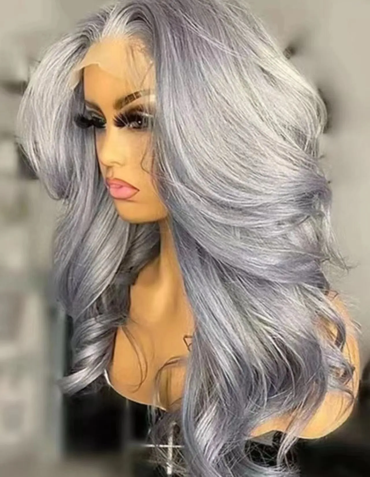 Ice grey wig cheap