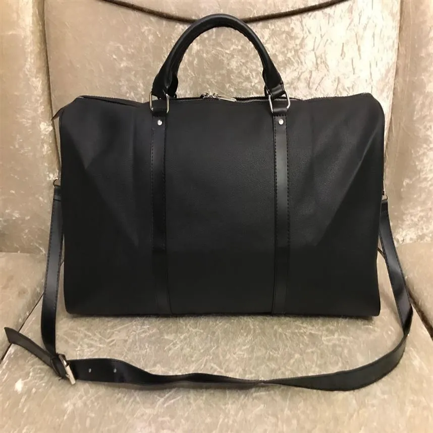 2019 m￤n duffle v￤ska kvinnor resv￤skor hand bagage rese v￤ska m￤n pu l￤der handv￤skor stora korsbods p￥se totes 55cm3233