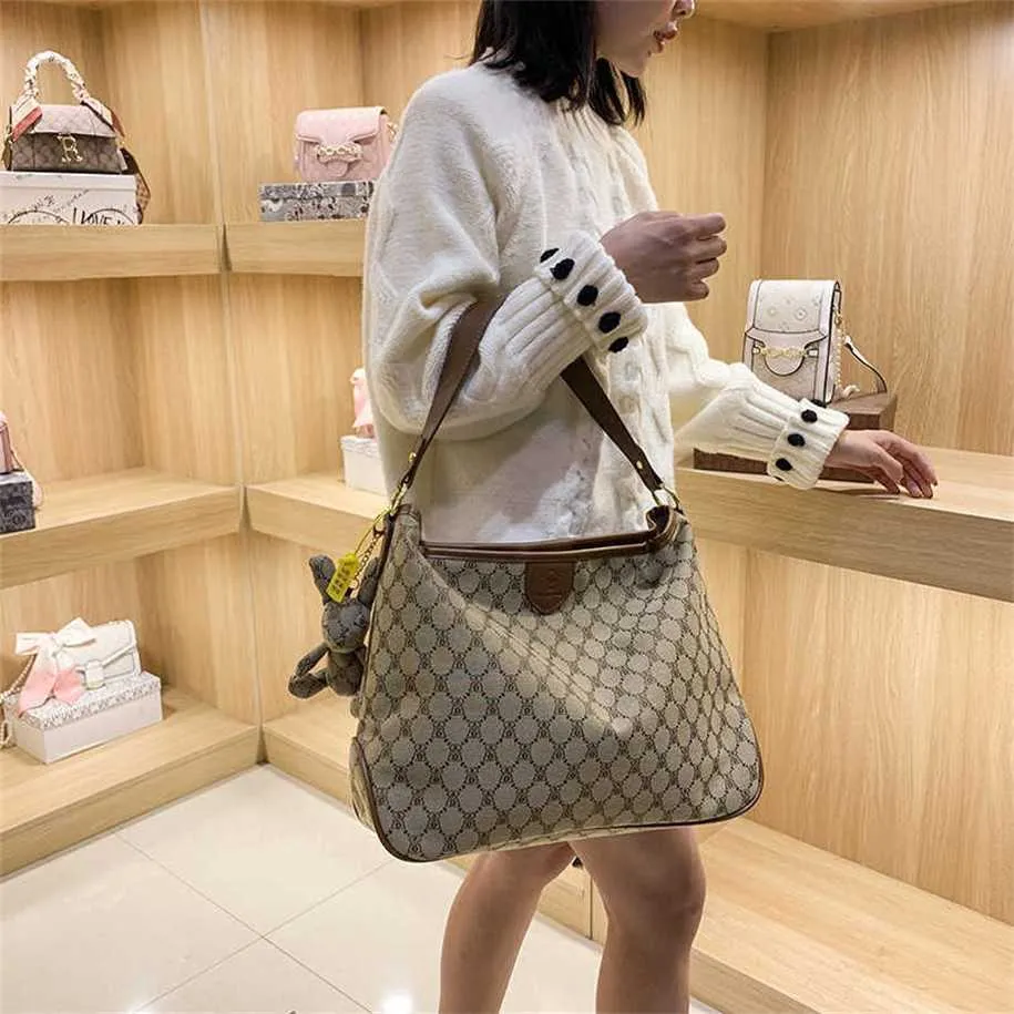 2023 Purses Clearance Outlet Online Sale Large capacity underarm women's bag autumn new French fashion style texture sling single shoulder diagonal Outlet Purse