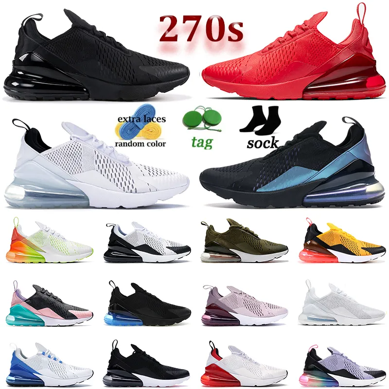 Sports Nike Air Max Airmax 270 Running Shoes Triple Black White Barely Rose New Quality Platinum Volt Airmaxs 27C 270s Men Women Tennis Trainers Sneakers 36-47