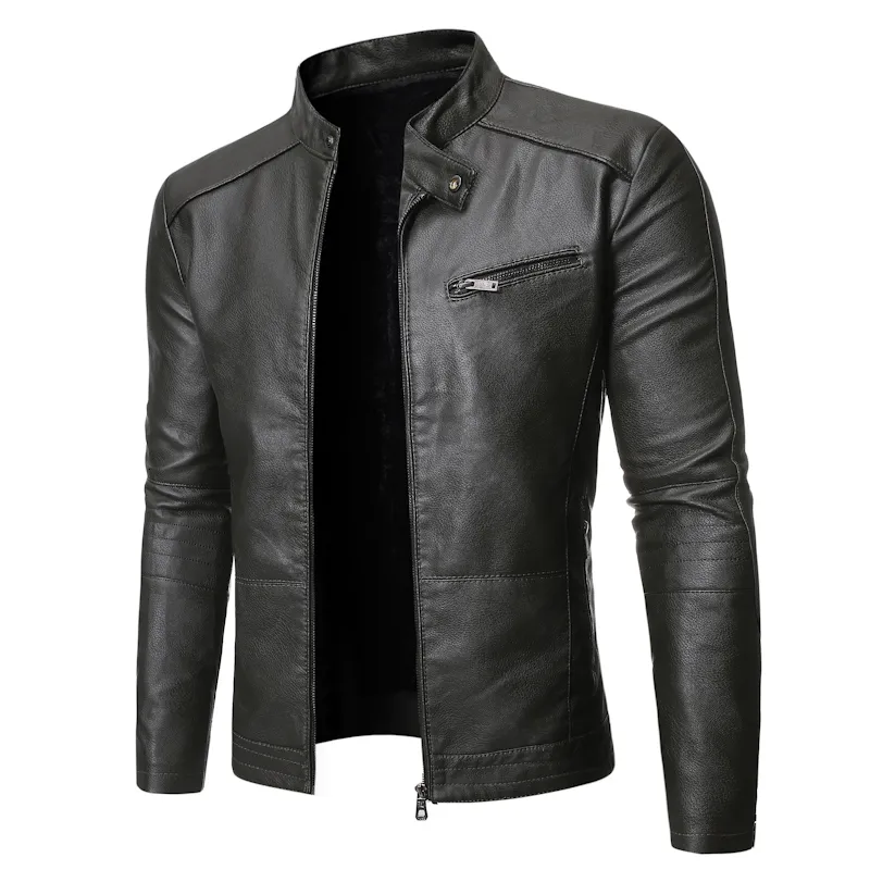 Hommes Cuir Faux Cuir PU Casual Veste En Cuir Hommes Printemps Automne Manteau Moto Biker Slim Fit Outwear Mâle Noir Bleu Vêtements Plus La Taille S-3XL 230207